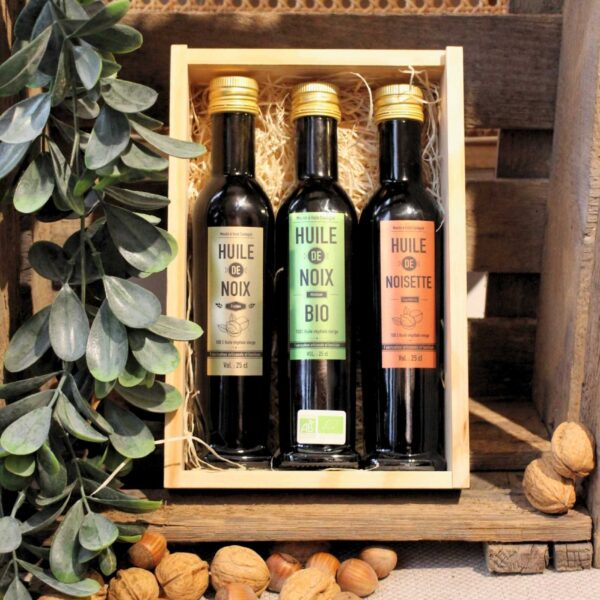Les 3 petites huiles noix et noisettes
